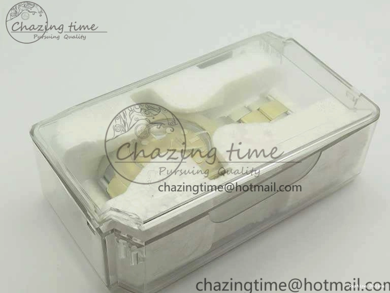 0114 Popular Yacht-Master 116655 3AF Best Edition YG Wrapped Gold Dial On SS YG Bracelet A 3454